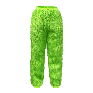Masque en latex Grinch, cheveux verts, accessoire de costume intégral pour fête de Noël, unisexe - Product Image 2