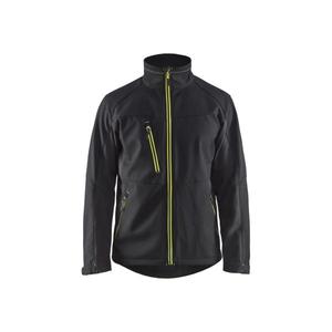 BLAKLADER - 495025169933XL Veste Softshell Noir/Jaune-EAN 7330509535011 VESTES DE TRAVAIL D'HIVER SOFTSHELL ET VESTES REMBOURRÉES - Product Image 1
