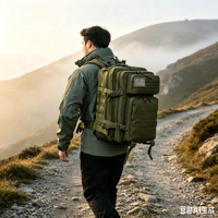 Mochila Táctica Personalizada de Fábrica Grande Tipo Paquete de Asalto para 3 Días con Forro de Poliéster Impermeable Bolsa Molle de Moda Unisex