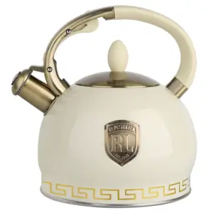 Apple Shape Stainless Steel 3L Large Capacity Water Kettle Whistling Tea Pot