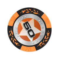 YH Vente chaude 14g Jetons de poker classiques en argile personnalisés Casino Las Vegas Jetons de poker Texas pour les jeux de hasard
