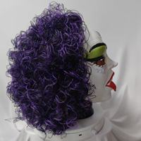 Masque de vampire violet en gros, accessoire de fête pour carnaval français, idéal pour les masques de mascarade et de carnaval
