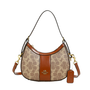 Sac bandoulière rétro haut de gamme en PU pour femme, style vintage avec fermeture éclair géométrique et décoration lettres - Product Image 4