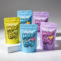 Sacs Mylar Personnalisés en Feuille d'Aluminium Blanche pour Aliments, Biodégradables Anti-Odeur, Ziplock, Sachet Doypack avec Logo