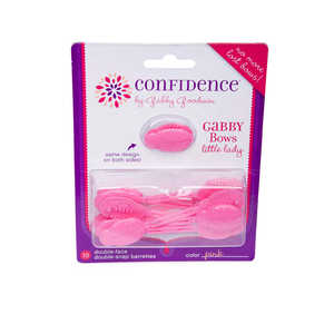 Pinza para el pelo y lazos para el pelo Pink Little Lady GaBBY (10) Antideslizantes - Product Image 1