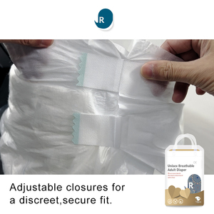 Pannolini per adulti in cotone organico monouso economico con nastro stampato in PP, ad alta capacità di assorbimento per la cura dell'incontinenza - Product Image 5