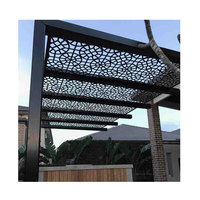 Panneau de plafond décoratif découpé au laser personnalisé, panneau décoratif perforé en acier inoxydable, plafond en métal aluminium