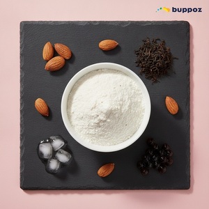 Poudre de thé au lait d'amande 1kg, certifiée Halal HACCP, pour les magasins de thé au lait et de bubble tea, marque privée - Product Image 5