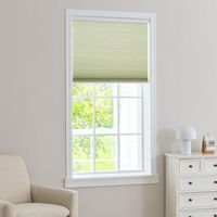 Persianas Celulares Opacas Persilux Sin Herramientas, Sin Perforaciones, Inalámbricas, Tipo Panal de Abeja, Fáciles de Instalar, para Ventanas Interiores, Color Gris, 18 Pulgadas de Ancho
