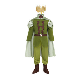 Disfraz <span class=keywords><strong>de</strong></span> <span class=keywords><strong>Príncipe</strong></span> Rana para Niño, Actuación en Escenario, Día del Niño, Cuento <span class=keywords><strong>de</strong></span> Hadas, Traje <span class=keywords><strong>de</strong></span> <span class=keywords><strong>Príncipe</strong></span> con Capa para Halloween, <span class=keywords><strong>Personajes</strong></span> <span class=keywords><strong>de</strong></span> Televisión - Product Image 3
