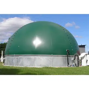 CE ertified Double Membrane Biogas Reactor Tank Equipped With Double Membrane Roof Home Biogas For Biogas Storage