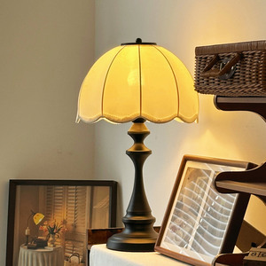 French Vintage <b>Table</b> <b>Lamp</b> Led Warm Light Bedroom Living Room Study Desk <b>Lamp</b> Eye Caring Ambient Lighting - Product Image 3