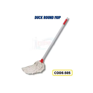 Mopa Redonda de Plumas de Pato de Alta Calidad, Fibras Duraderas de Larga Duración para Limpieza de Pisos en Hogares, Oficinas, Comercios e Industrias - Product Image 6