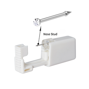 Pistolet de perçage nasal jetable transfrontalier en tungstène avec diamant tchèque, outil de perçage nasal, pistolet à bijoux pour piercing de nez, vente en gros - Product Image 2