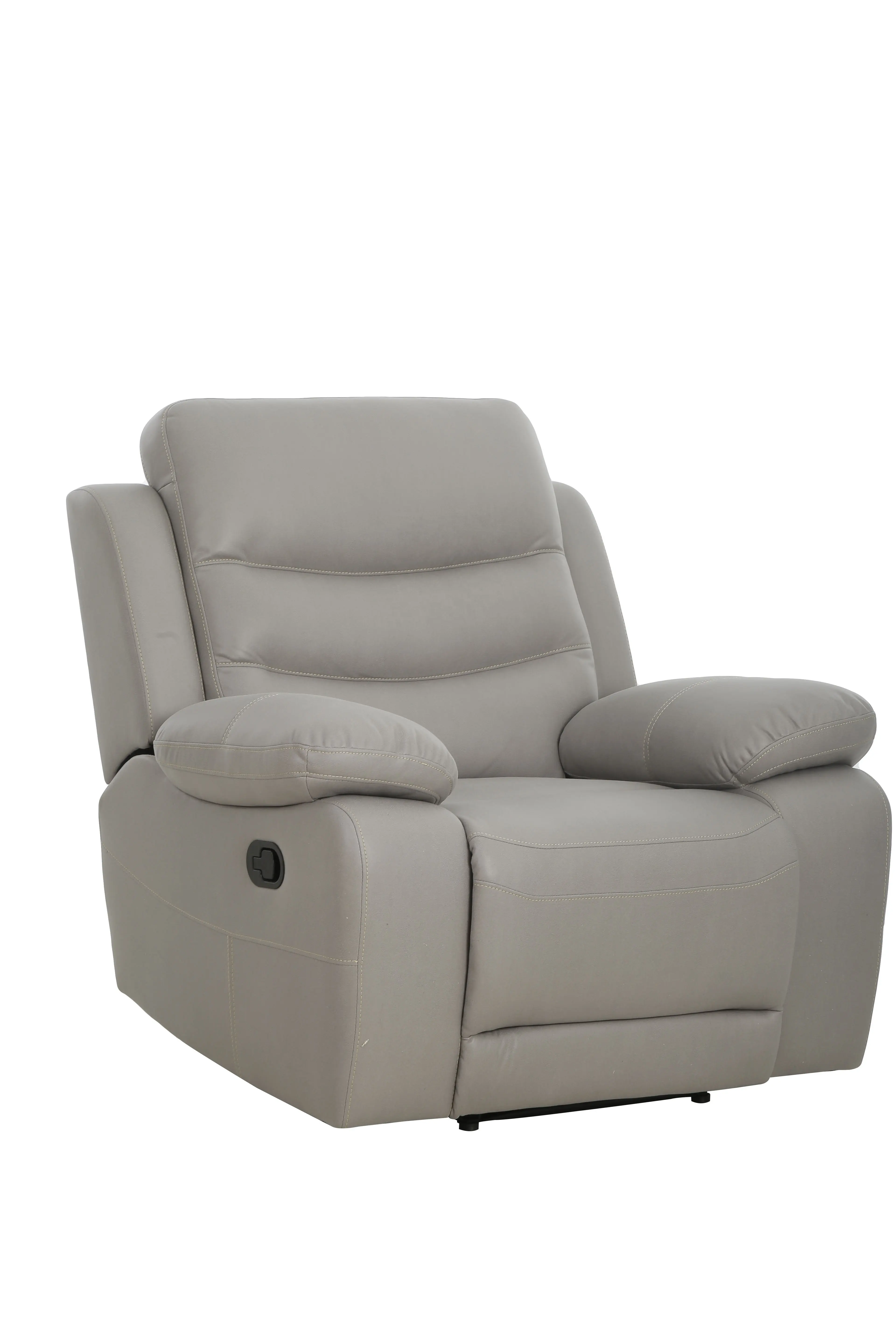 ModernSX-80558-1 manuel recliner kanepe bir koltuk kumaşı döşeme Metal çerçeve oturma odası uzatılabilir özellikleri