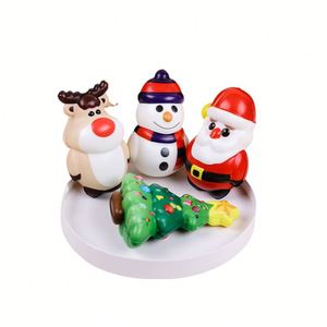 Juguetes Navideños Populares 2023, Lindos Juguetes Antiestrés de Santa Claus de PU Suave para Niños, para Fiestas - Product Image 4