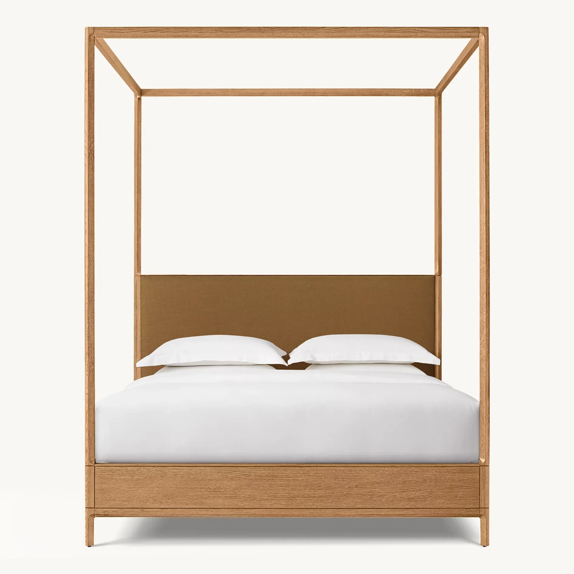 מסגרת קווין סייז באיכות יוצאת דופן מעץ מלא ארבע פוסטר מיטה זוגית בסגנון אירופאי