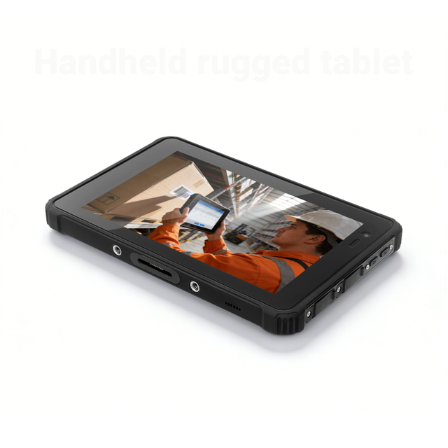 OEM/ODM H81 Octa Core 8 Inch 12000mAh Big Battery Handheld Scanner Barcode Reader NFC Industrial Rugged Tablet SDK Available 5G