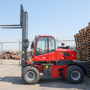 מלגזה לכל סוגי השטח יורו 5 עם משלוח מהיר, 2.5 טון 3.5 טון, מלגזת הידראולית להרמת משא, מלגזה לשטח קשה - Product Image 1