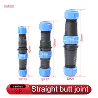 WEIPU SP21 Konektor Penerbangan Male Female Butt Joint Kabel Kawat Tahan Air Konektor Daya 2/3/4/5/6/7/9/12P Soket Industri IP68