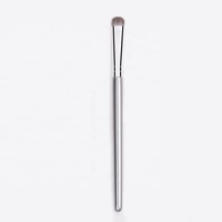 Kuas Eyeshadow & Concealer Gagang Kayu Bulu Sintetis Label Pribadi untuk Mata