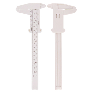 Plastic Brow Vernier Ruler Caliper White Pink Eyebrow Measuring Tool for PMU Microblading Accessories - Product Image 3