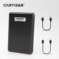CarPlay Nirkabel Adaptor Cpaa, Radio Mobil Dongle Nirkabel Android Auto dengan Pabrik