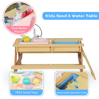 Nouvel arrivage ensemble de banc de pique-nique pour activités des enfants, table de pique-nique pour enfants en plein air avec parapluie