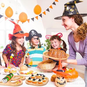 Bandeja de madera con diseño de letras BOO para decoración de Halloween, plato para frutas secas, dulces, queso y aperitivos, ideal para fiestas. - Product Image 4