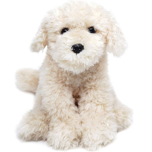 Peluche de Perro Poodle Labradoodle Ecológico Estándar CPC CE, Juguete de Peluche Beige de Primera Calidad, Peluche de Anime Personalizado al por Mayor - Product Image 1
