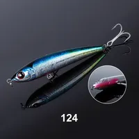 Stickbait coulant crayon leurre de pêche 14cm70g 16cm98g 18cm145g appât dur artificiel pour thon leurre de pêche en eau salée