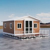 Maison conteneur modulaire de luxe extensible et personnalisable, 20 pieds, préfabriquée, mobile, pour USA et Europe, vente en gros