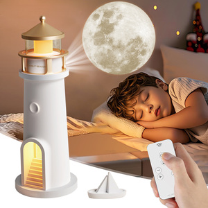 Lampada Proiettore Luna con Telecomando, Ricaricabile, Sensore <span class=keywords><strong>di</strong></span> Movimento, <span class=keywords><strong>Luce</strong></span> Notturna LED - Product Image 1