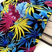 Usine directe Super doux Polyester Stretch microfibre tissus Hawaii imprime filles chemises pantalons de plage accessoires de vêtement