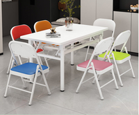 Table d'étude pliante en bois pour ordinateur portable Bureau pour la maison