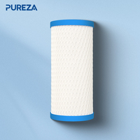 Cartucho de Filtro de Agua de Carbón Activado Pureza 10x4.5, Reduce el Sabor Acre de Cloro para Sistemas de Filtrado de Agua para Toda la Casa