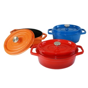 Olla Ovalada de <span class=keywords><strong>Hierro</strong></span> <span class=keywords><strong>Fundido</strong></span> con Revestimiento de Esmalte Antiadherente de Alta Calidad para Cocinar en la Cocina - Product Image 6