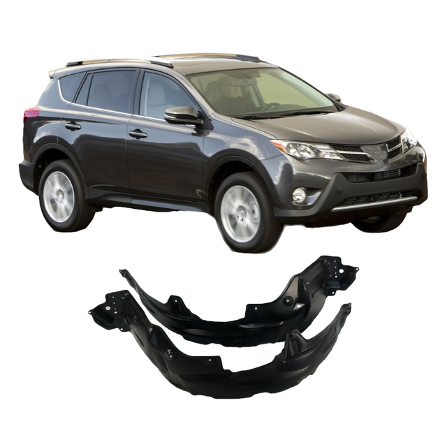 GFKJ Car Bumper Spoiler Grille Instrument Panel Front Mudguard for toyota RAV4 2009-2013 Series OEML 53876-OR040 R53875-OR040