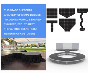 <b>Portable</b> Aluminum Truss <b>TV</b> <b>Stand</b> with Easy Install TUV Certified Modular Design for Stage Displays - Product Image 4