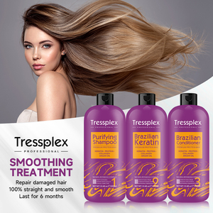 Tressplex 1000mL <span class=keywords><strong>Kit</strong></span> de Tratamiento de Keratina Brasileña para <span class=keywords><strong>Alisado</strong></span> del Cabello, Reparación Capilar Profesional - Product Image 4