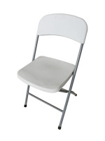 Chaises pliantes en acrylique en gros, mobilier de jardin moderne, chaise de fête extérieure, chaise pliante en plastique pour événements, table