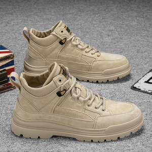 Botas Térmicas Unisex de Invierno, de Cuero Genuino, Impermeables, con Suela Gruesa, Cómodas, con Entresuela de Felpa, EVERGREEN - Product Image 1