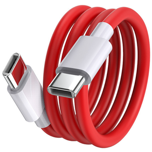 Venta al por mayor OEM 1M <span class=keywords><strong>65W</strong></span> Tipo-C a Tipo-C Cable Soporte PD y QC Carga rápida Usb Cable de datos estándar para carga de teléfono OnePlus - Product Image 1
