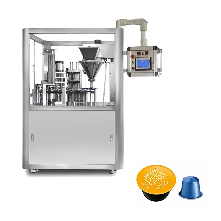 Otomatik kolay kullanım imalatı K fincan ambalaj yapma makinesi çoklu kahve kapsül nespmaker makinesi makinesi