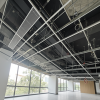 Système de grille acoustique de plafond pour bureau, système de grille en T pour faux-plafond / Alternative de haute qualité à Armstrong