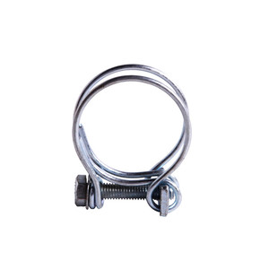 Clips <span class=keywords><strong>de</strong></span> manguera <span class=keywords><strong>de</strong></span> alta presión <span class=keywords><strong>para</strong></span> tubería <span class=keywords><strong>de</strong></span> <span class=keywords><strong>agua</strong></span>, abrazadera <span class=keywords><strong>de</strong></span> manguera <span class=keywords><strong>de</strong></span> alta calidad tipo Francia con doble cable/anillos - Product Image 1