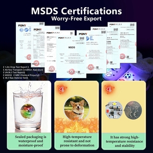 Meilleures ventes 2026 – Breloques lumineuses LED imprimées UV pour chaussures, animaux mignons, personnalisables, durables, avec boucle pour sabots, pour enfants - Product Image 3