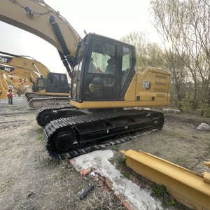 Excavadora de orugas 320GC de segunda mano, modelo 2023, cucharón de 1m, 20.3 toneladas, maquinaria de alta calidad y económica en stock para video de demostración. - Product Image 4