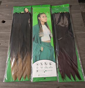 Extensions de cheveux synthétiques tressés EZ à trame simple 4X de 60 pouces et 300 g, vente chaude, pour tresses africaines, vente en gros - Product Image 4