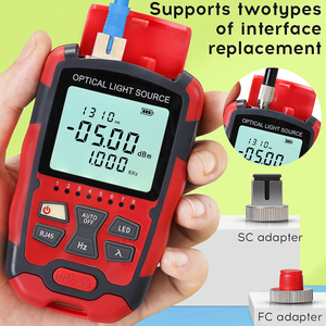AUA-M1315 En AUA-MC1315 Optische Vezel Vermogensmeter Fth Kabeltester En Singlemode Fiber Optische Lichtbron Met <span class=keywords><strong>Led</strong></span> Licht - Product Image 6